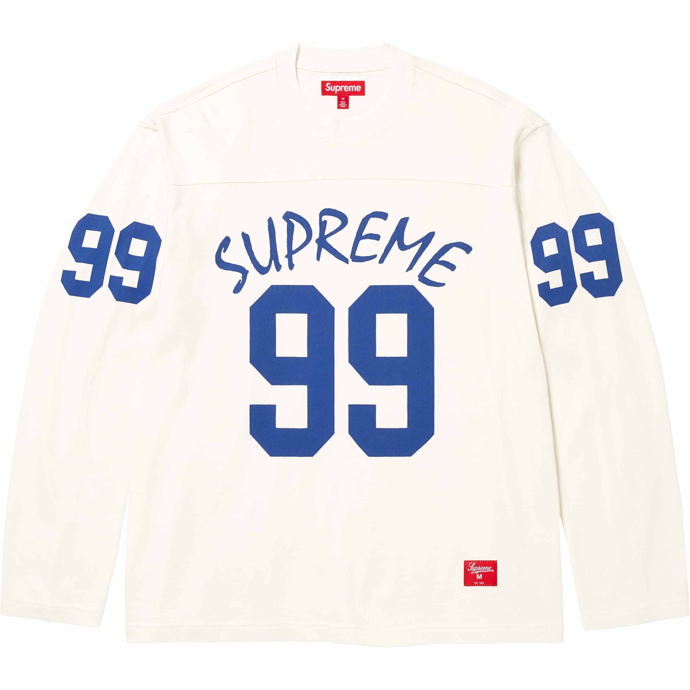 99 L/S Football Top view 3